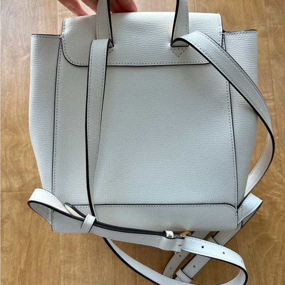 Kate Spade New York Kristi Medium Flap Backpack, White, Women’s Leather Bags main image 12